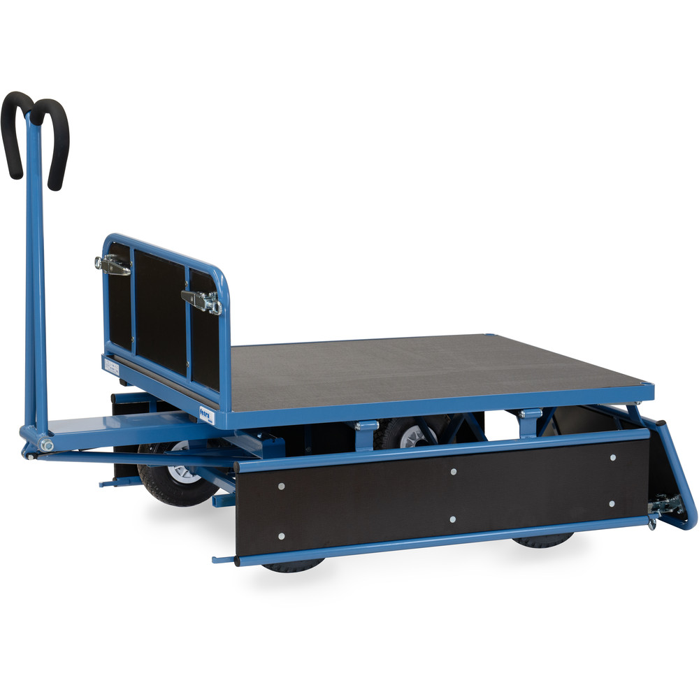 fetra® Char à bras avec ridelles bois 6453L