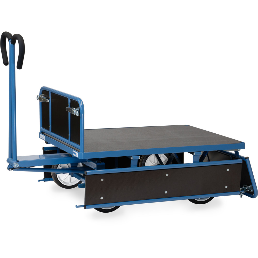 fetra® Char à bras avec ridelles bois 6453V