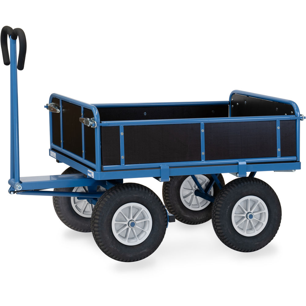 fetra® Char à bras avec ridelles bois 6454P