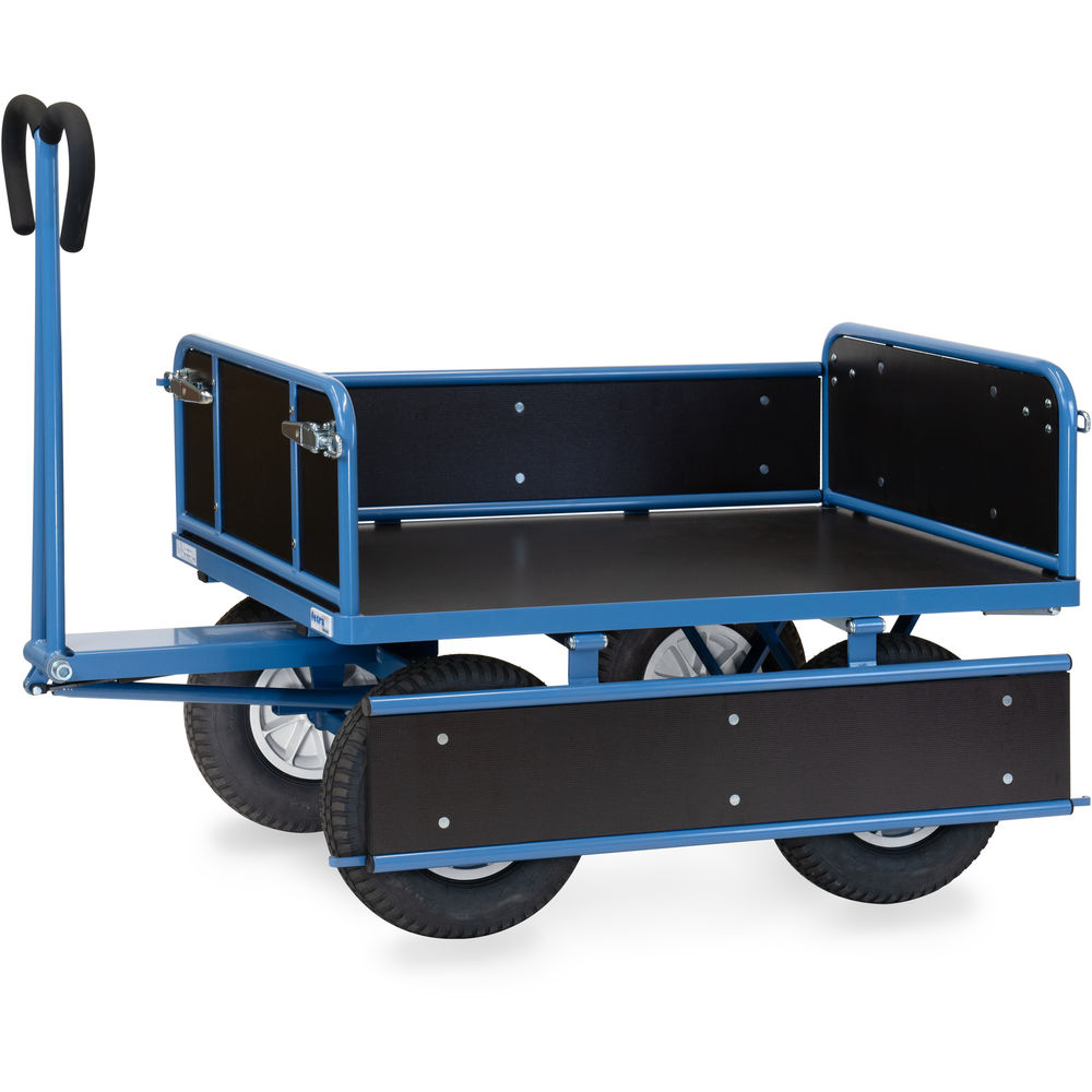 fetra® Char à bras avec ridelles bois 6454P
