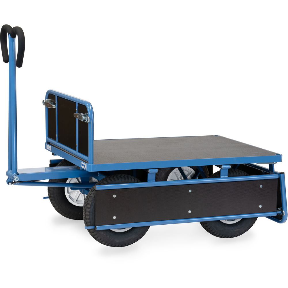 fetra® Char à bras avec ridelles bois 6454P