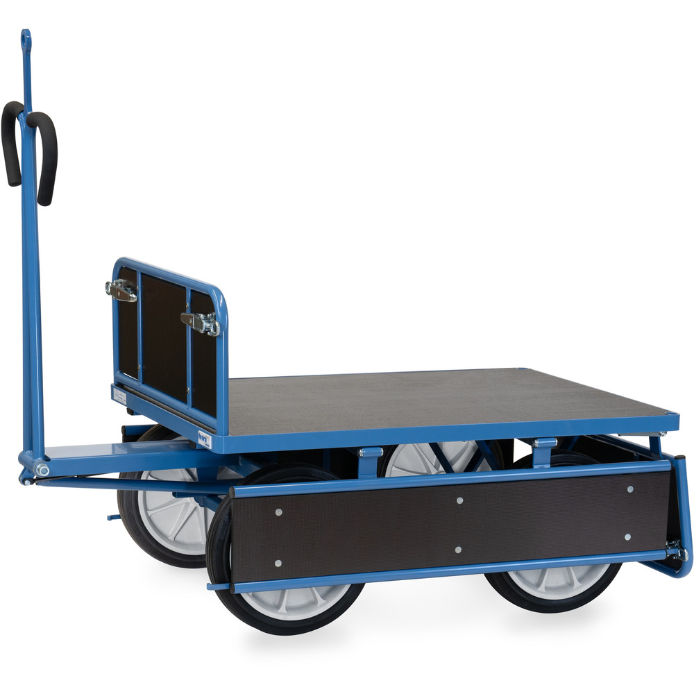 fetra® Char à bras avec ridelles bois et oeillet de traction 6454VZ