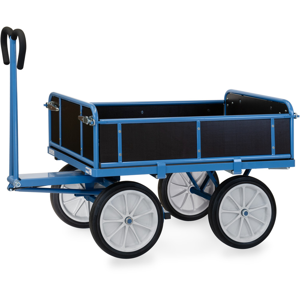 fetra® Char à bras avec ridelles bois 6454V