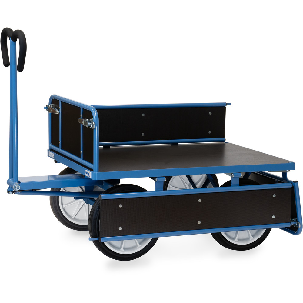 fetra® Char à bras avec ridelles bois 6454V