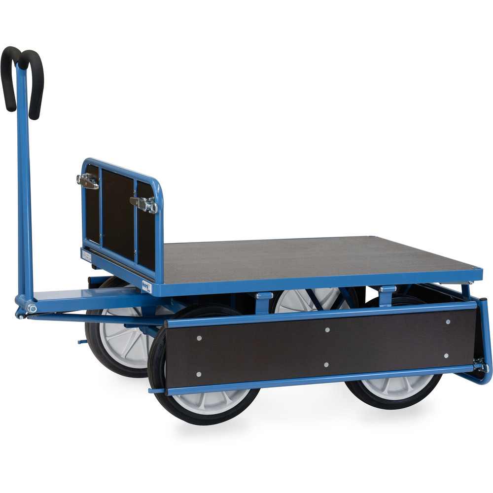 fetra® Char à bras avec ridelles bois 6454V