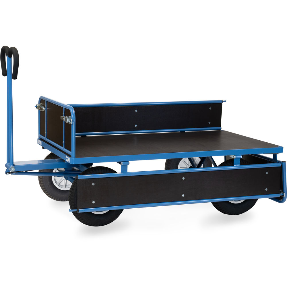 fetra® Char à bras avec ridelles bois 6455P
