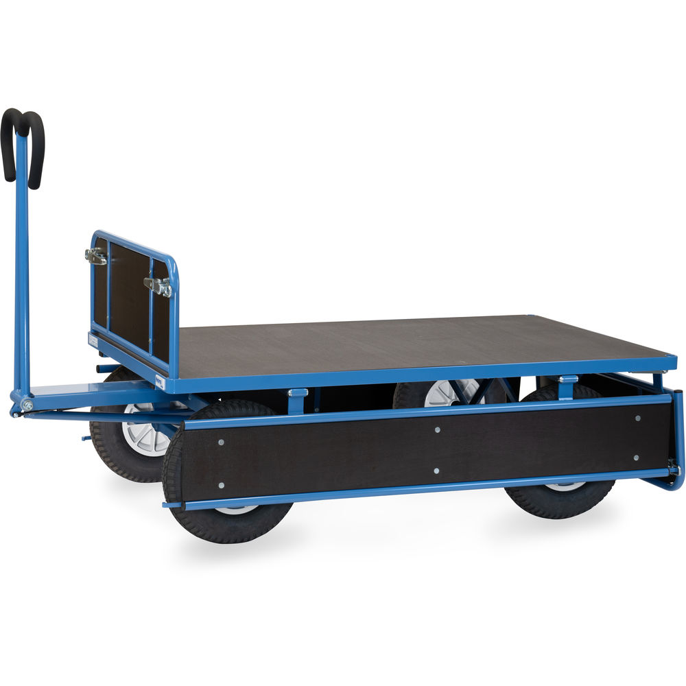 fetra® Char à bras avec ridelles bois 6455P