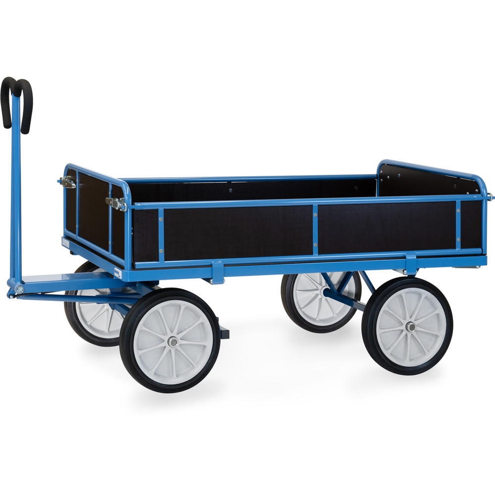 fetra® Char à bras avec ridelles bois 6455V