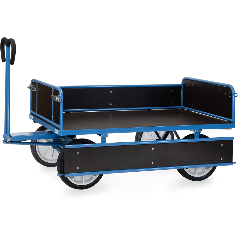 fetra® Char à bras avec ridelles bois 6455V