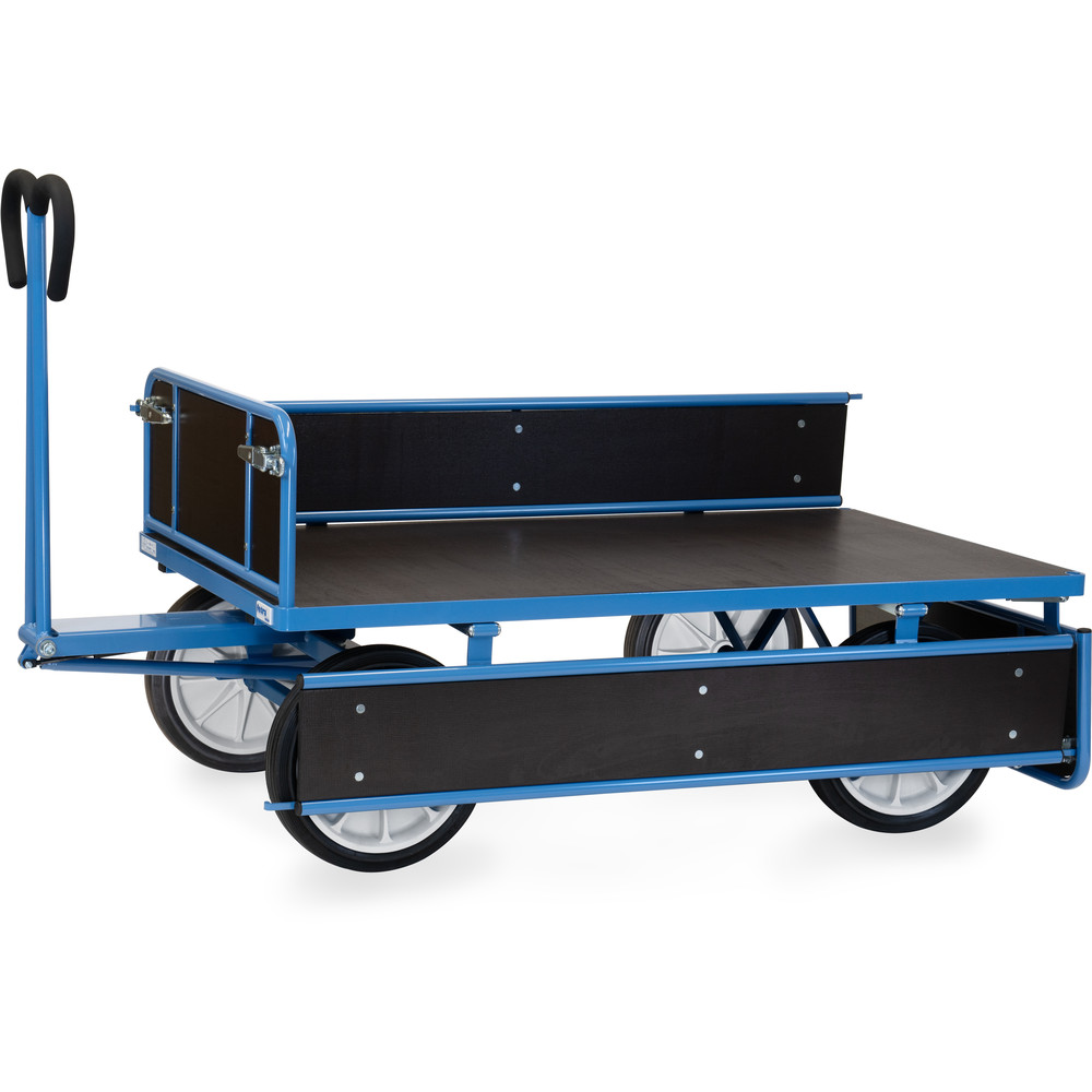 fetra® Char à bras avec ridelles bois 6455V