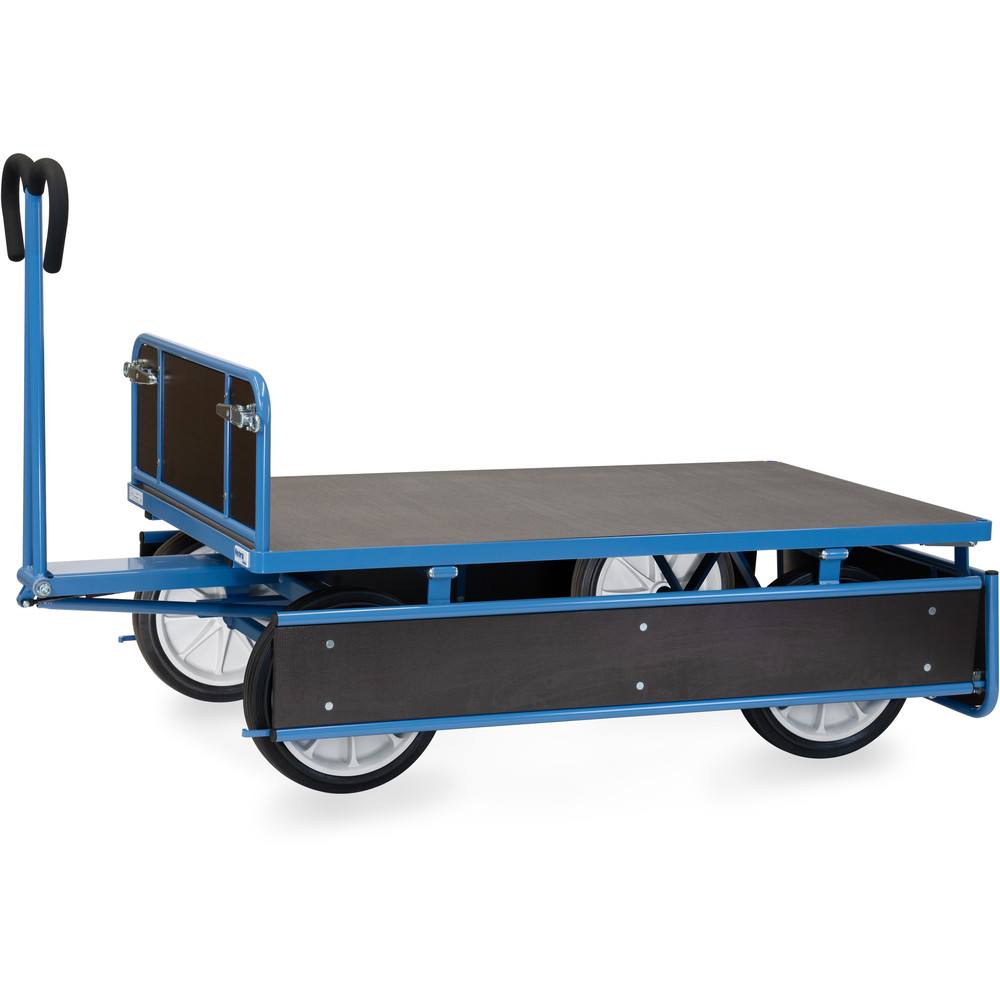 fetra® Char à bras avec ridelles bois 6455V