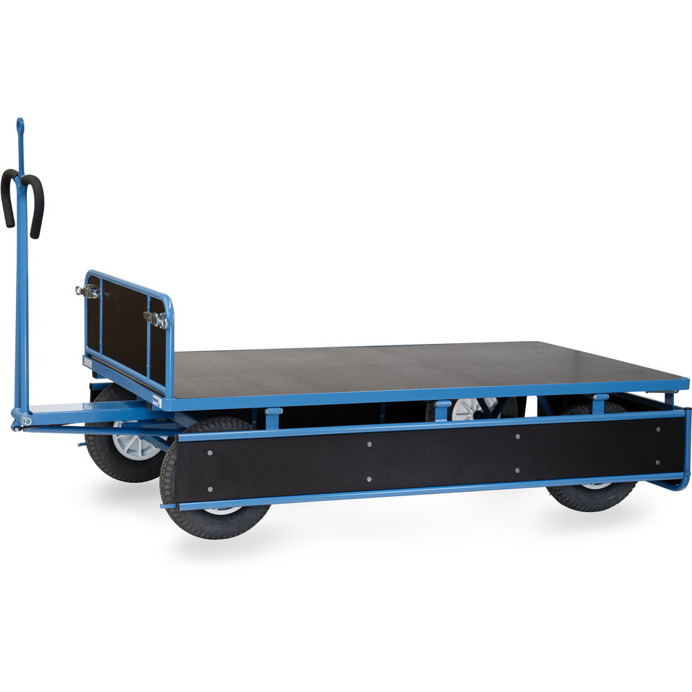 fetra® Char à bras avec ridelles bois et oeillet de traction 6456LZ