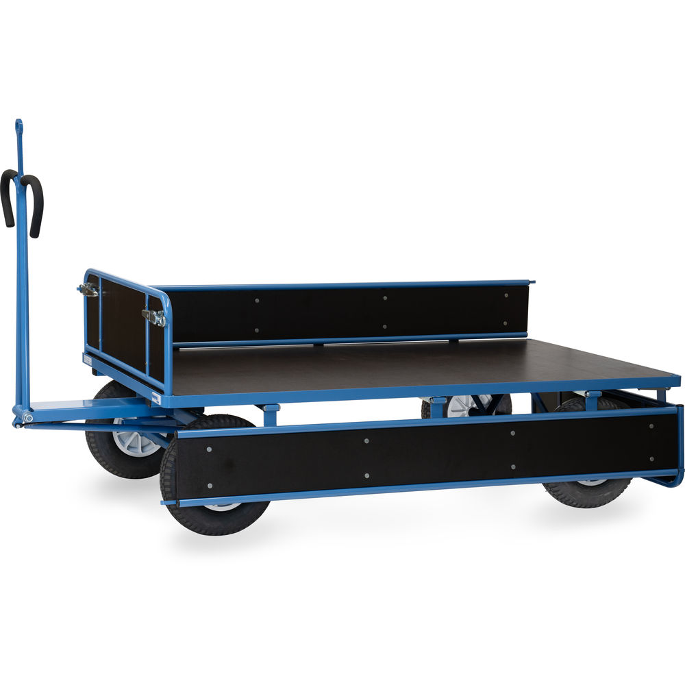 fetra® Char à bras avec ridelles bois et oeillet de traction 6456PZ