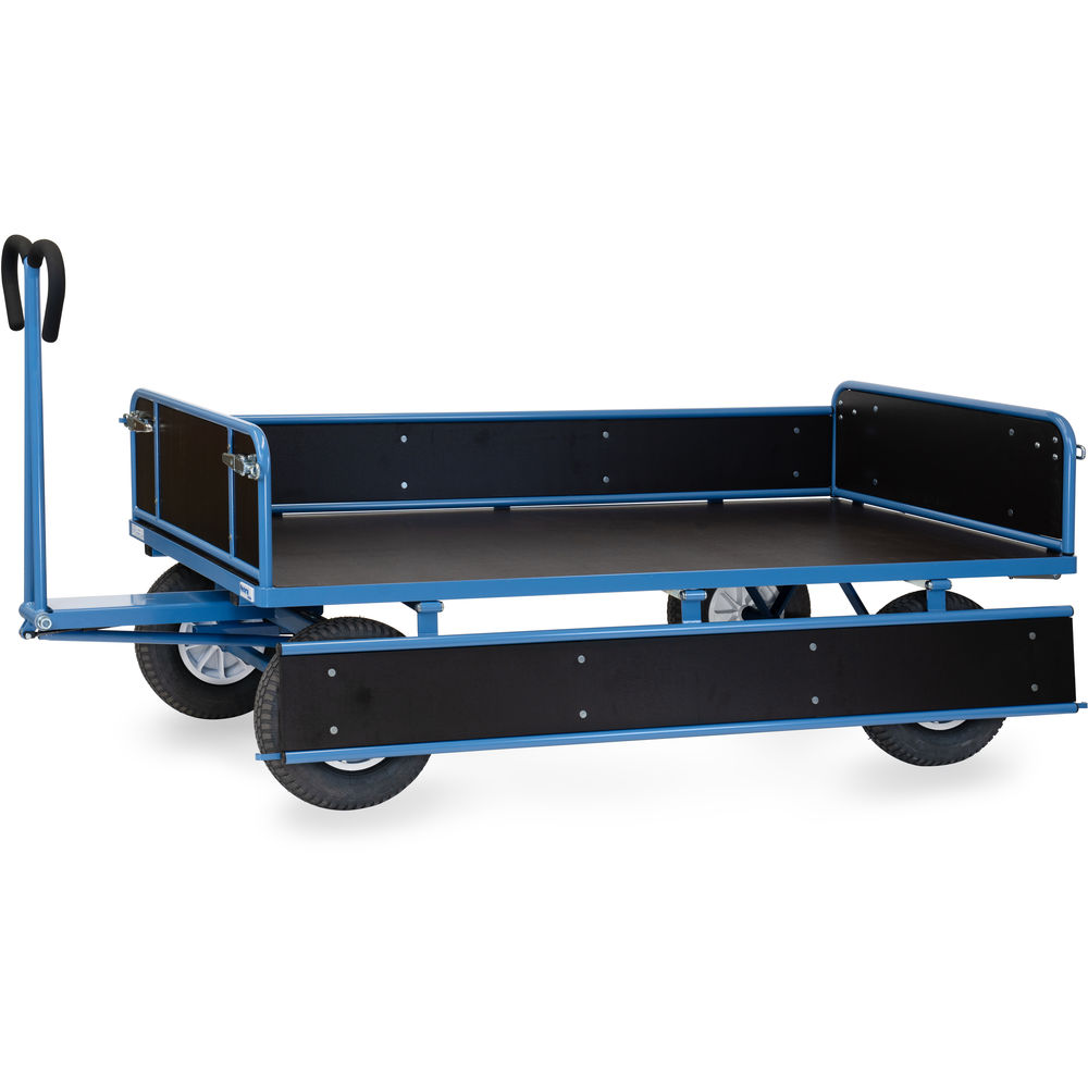 fetra® Char à bras avec ridelles bois 6456P