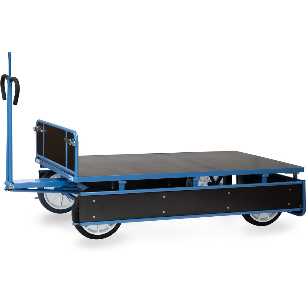 fetra® Char à bras avec ridelles bois et oeillet de traction 6456VZ