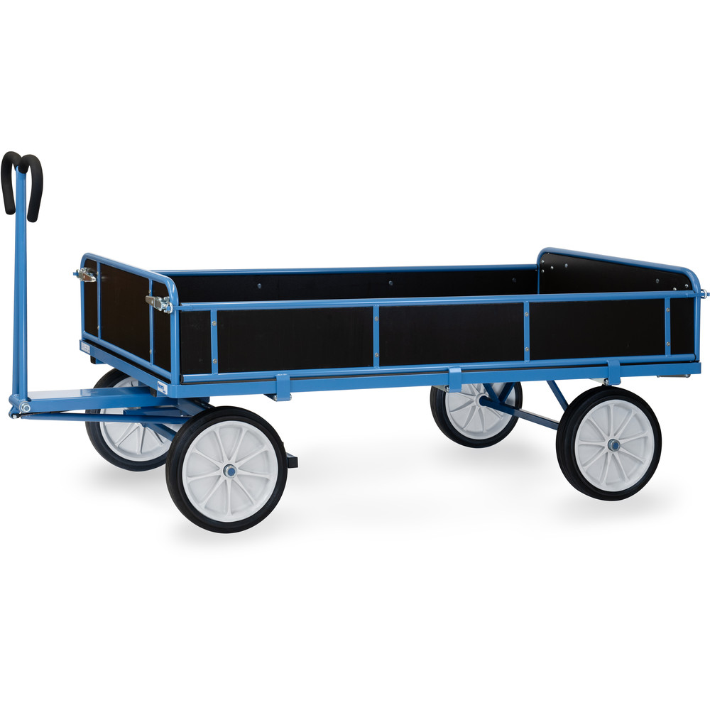 fetra® Char à bras avec ridelles bois 6456V