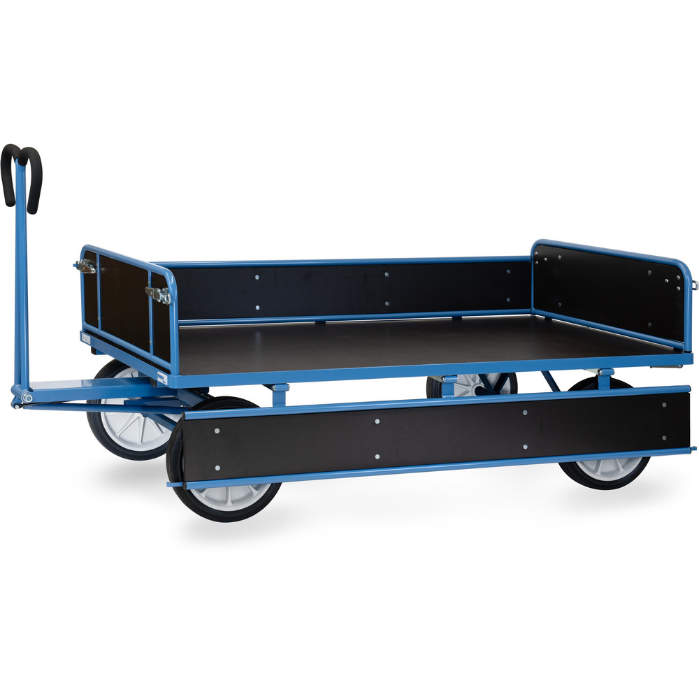 fetra® Char à bras avec ridelles bois 6456V