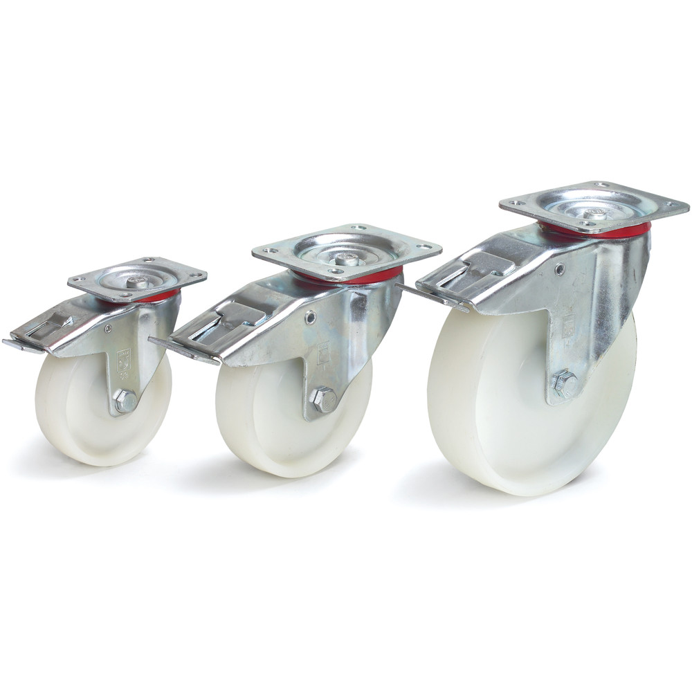 fetra® Roue pivotante avec frein en polyamide 200 x 50 mm