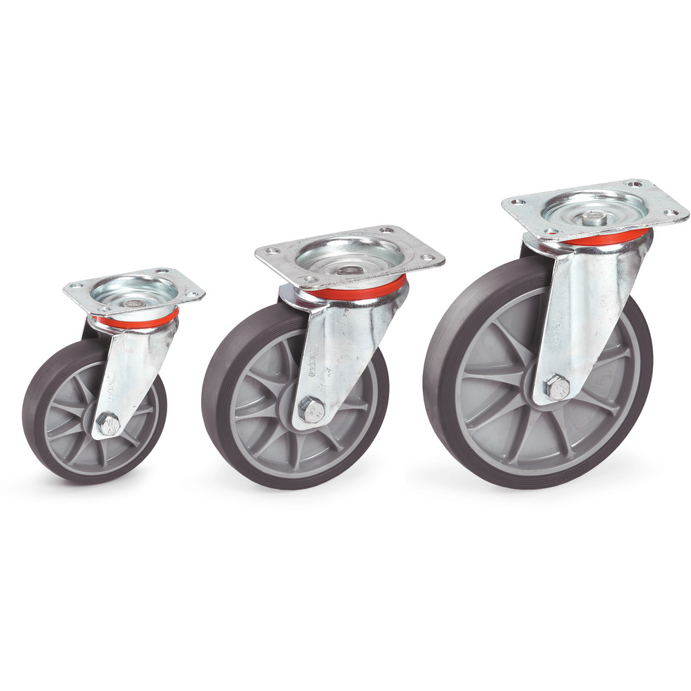 fetra® Roue pivotante TPE 125 x 32 mm