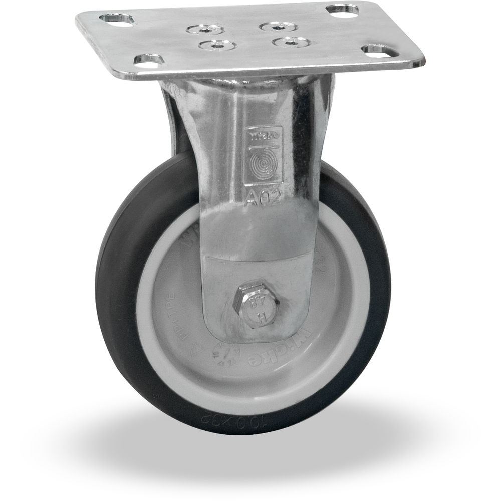 fetra® Roue fixe TPE 100 x 32 mm