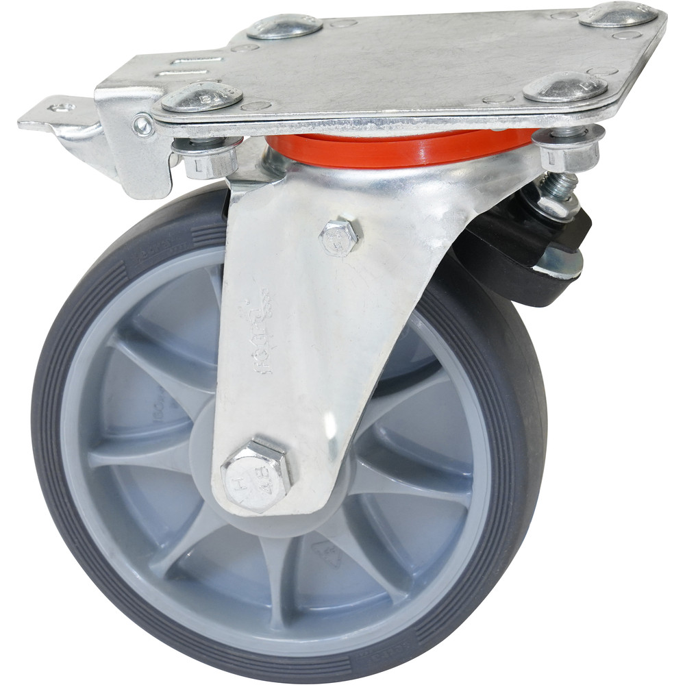fetra® Roue pivotante TPE pour TOTALSTOP 160 x 40 mm