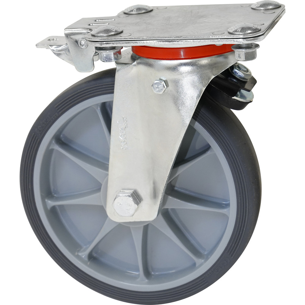 fetra® Roue pivotante TPE pour TOTALSTOP 200 x 40 mm