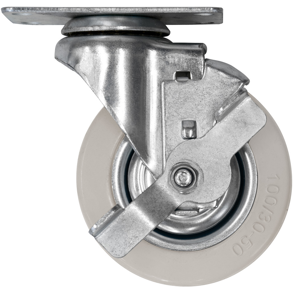 Roue pivotante à frein 71911 pour fetra® chariot à plateau acier
