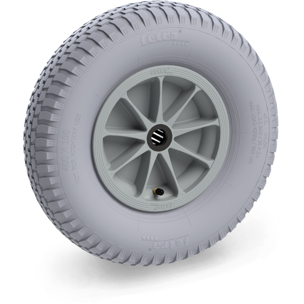 fetra® Roue gonflable 72125G - 400 x 100 mm