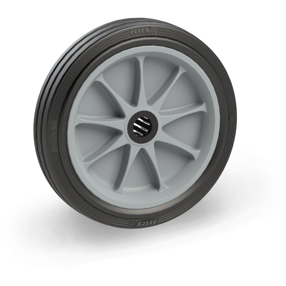 fetra® Roue caoutchouc 72217G - 260 x 56 mm