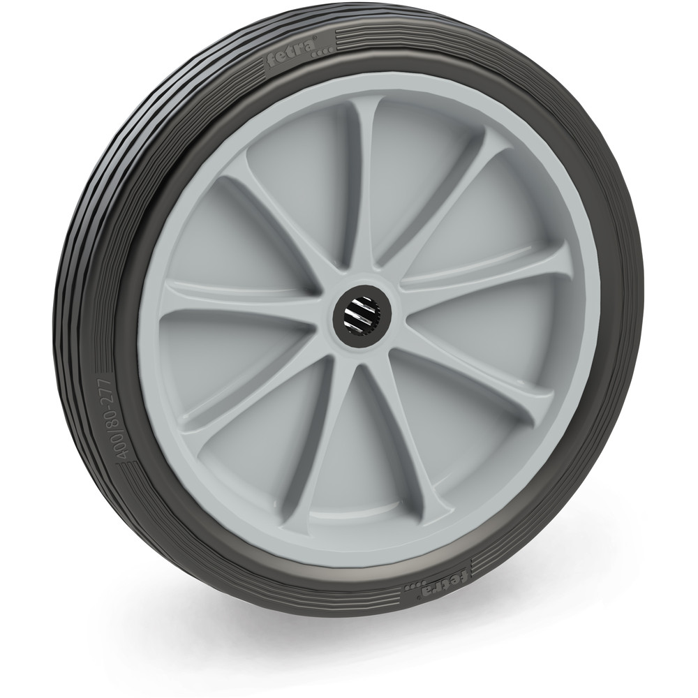 fetra® Roue caoutchouc 72221G - 400 x 74 mm