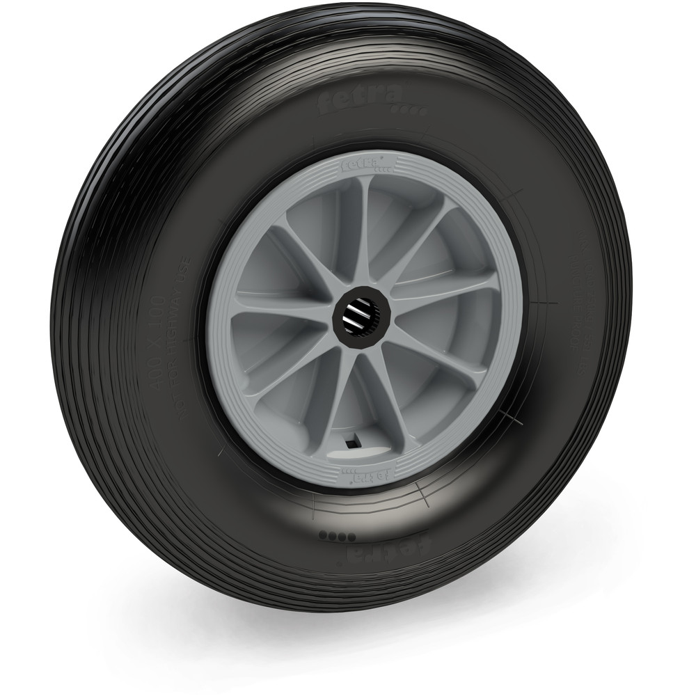 fetra® Roue increvable 72620G - 400 x 100 mm