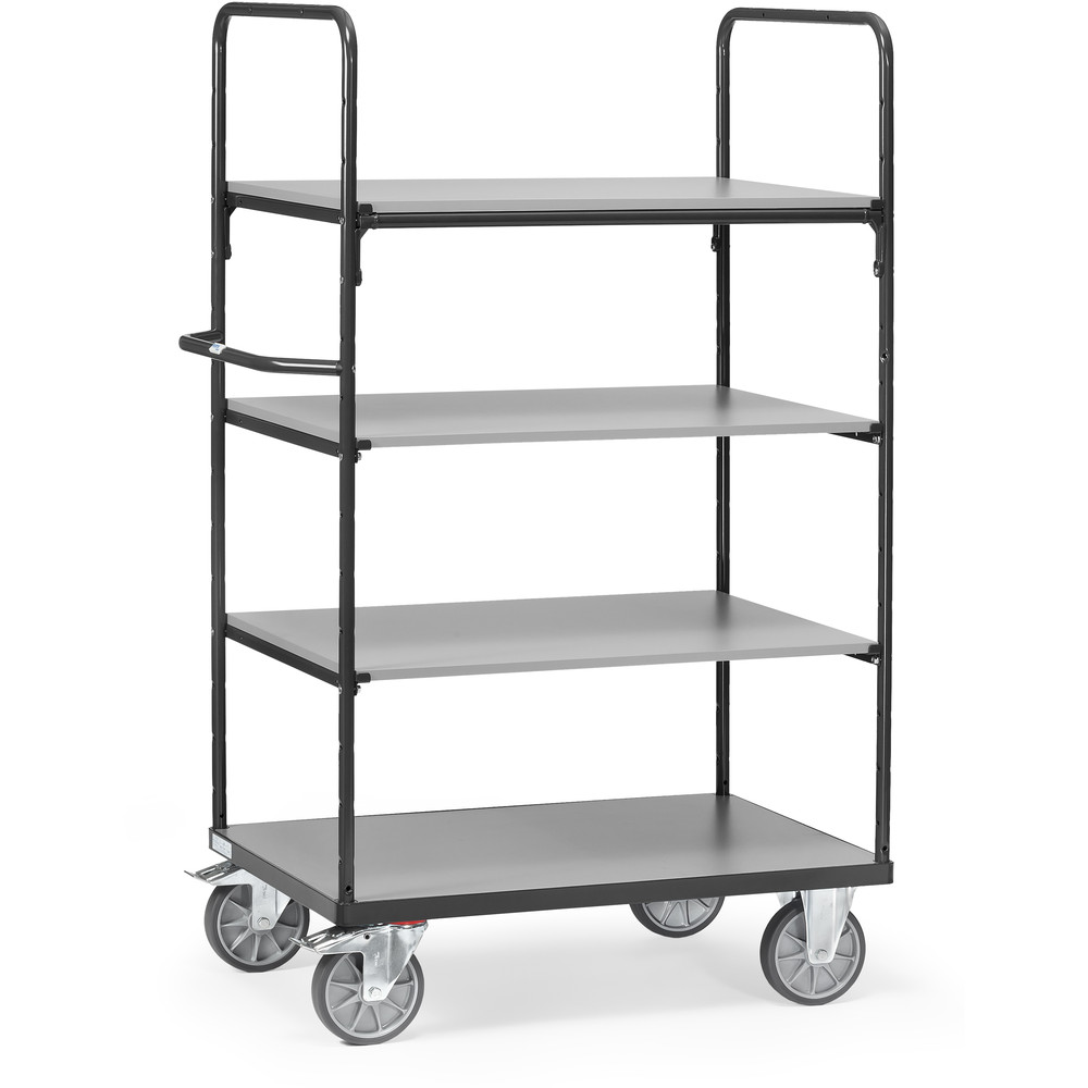 fetra® Chariot haut gamme en gris 8302-7016