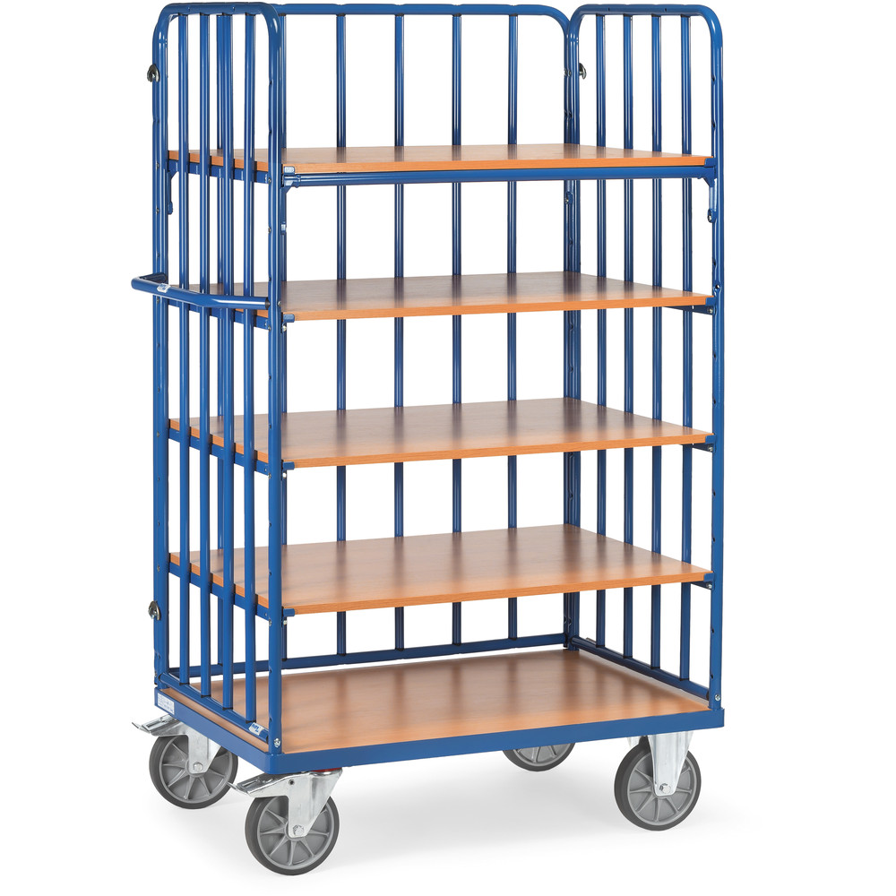 fetra® Chariot haut avec avec 1 paroi longitudinale 8351-1