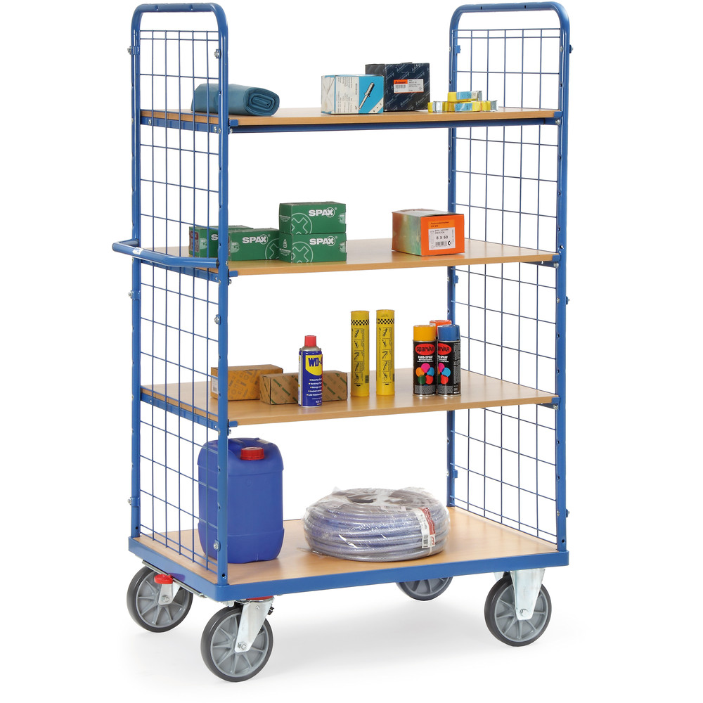fetra® Chariot haut avec treillis métallique 8411
