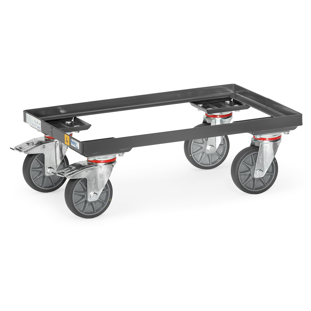 fetra® Rouleur de bacs ESD 93580 - conductrices d´électricité