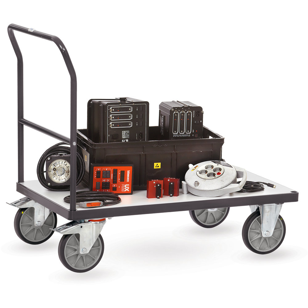 fetra® Chariot ESD à dossier de poussée 9500 - conductrices d´électricité