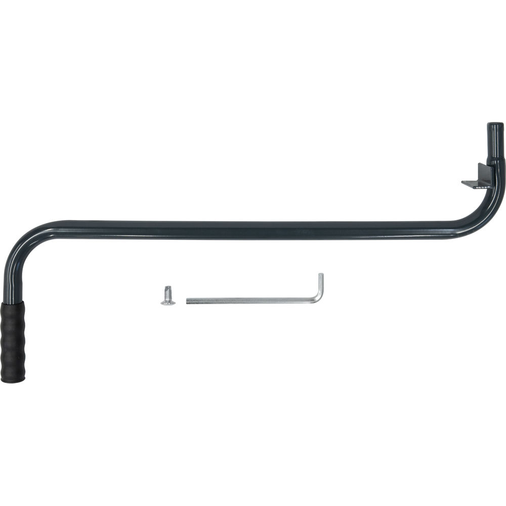fetra® Poignée Gamme en gris E1161SB-7016 pour chariot à col de cygne