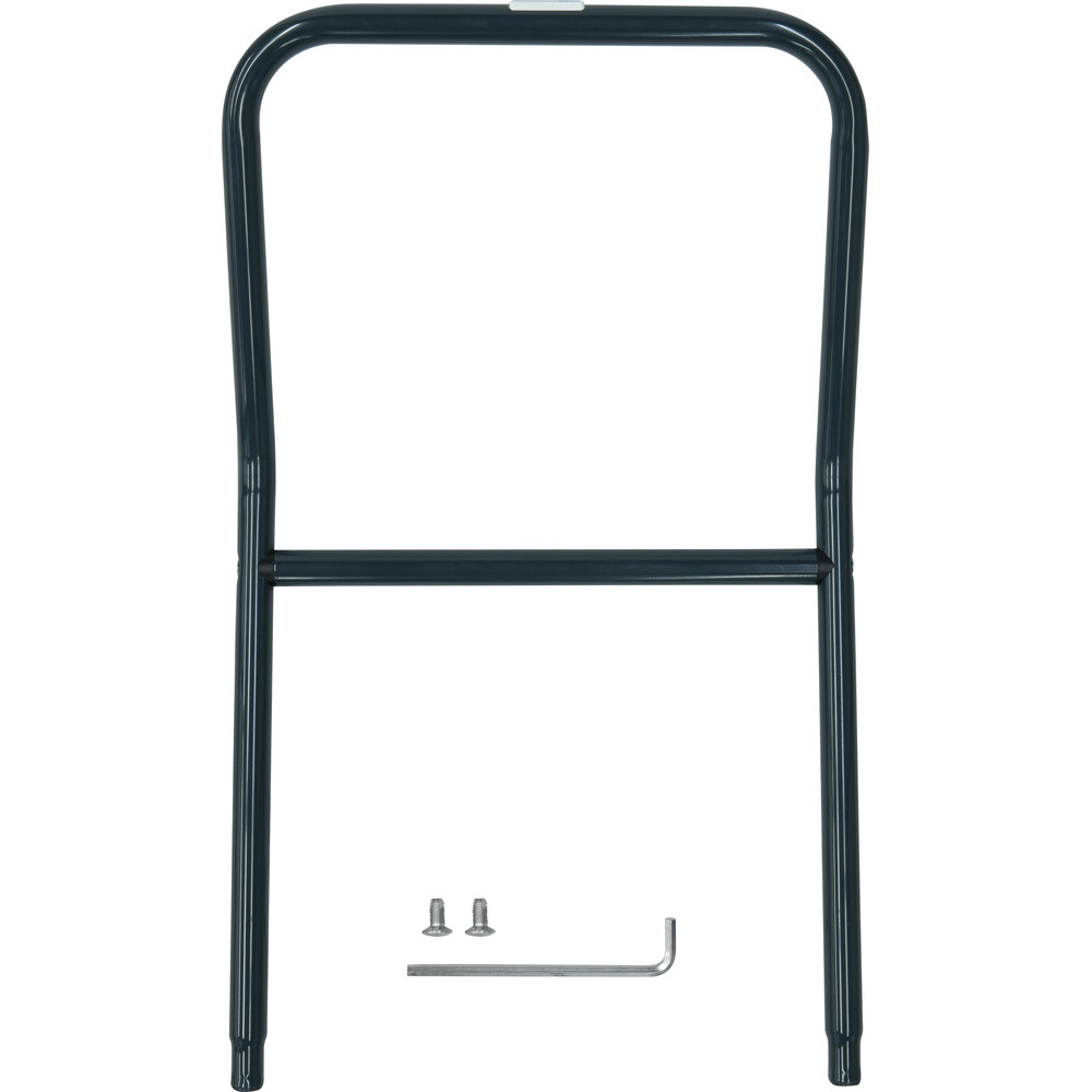fetra® Dossier de poussée gris anthracite E1202SB-7016 pour chariot de magasin
