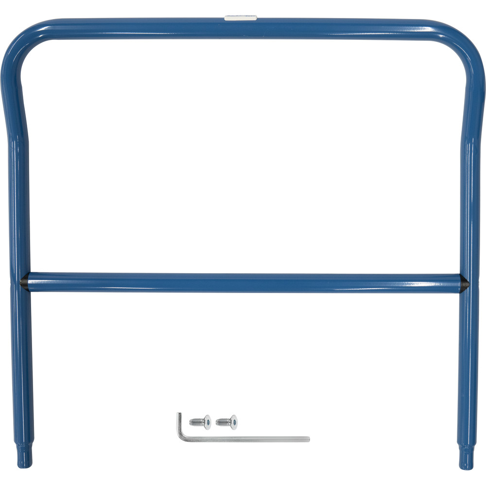 fetra® Dossier de poussée bleu E12503SB pour chariots à dossier de poussée 12503 - 12506