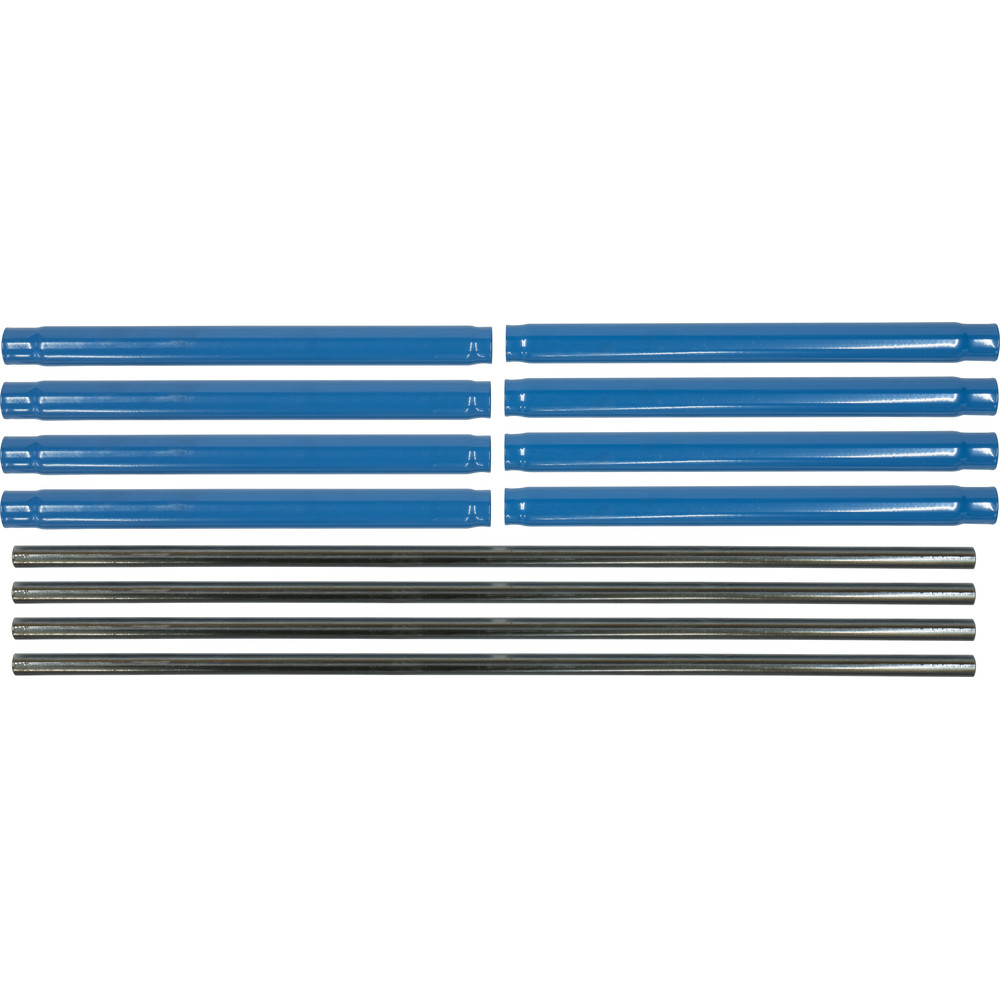 fetra® Tubes de maintien bleu E2420SR pour chariots 2420-2423