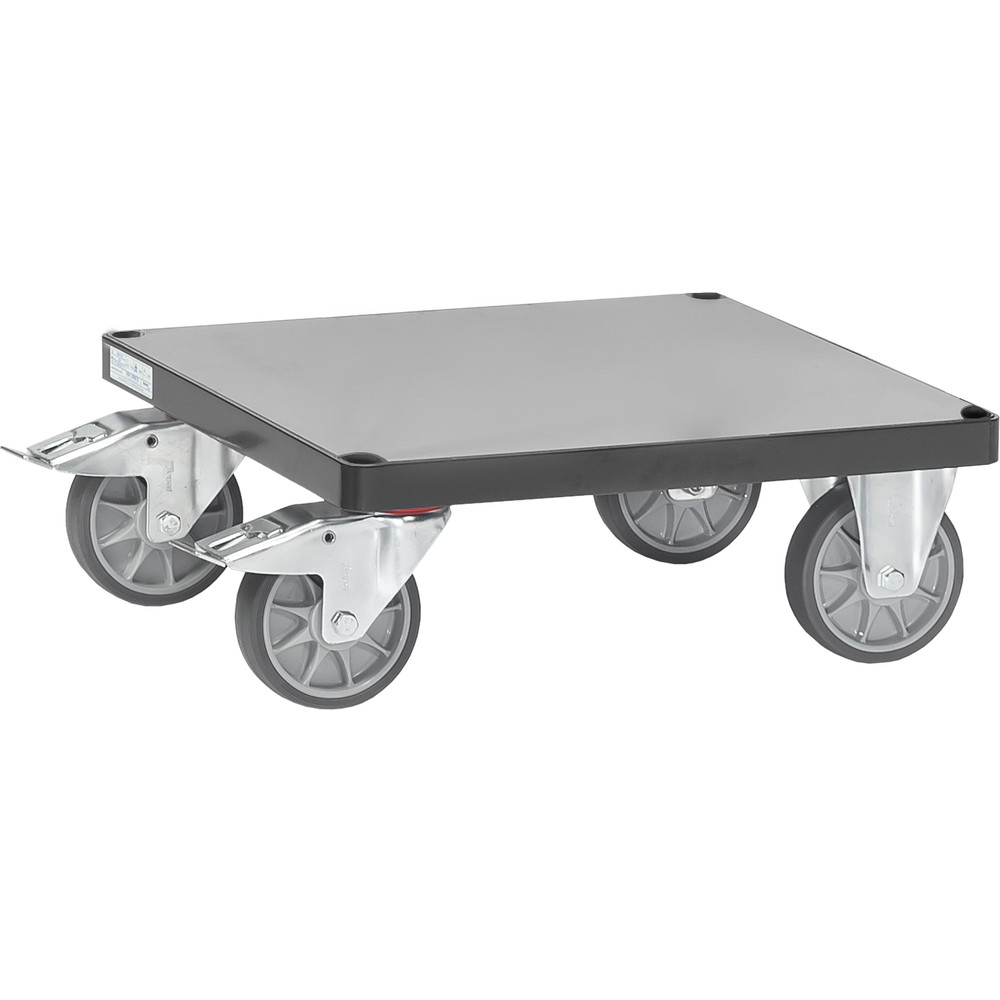fetra® Châssis Gamme en gris E2496FR-7016 pour servantes