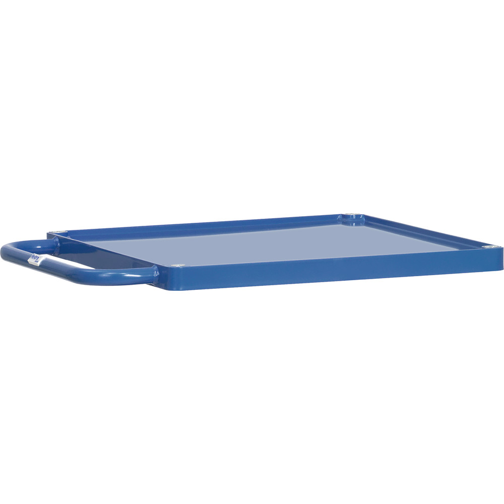 fetra® Plateau avec bacs d'acier E2496WTP pour servantes