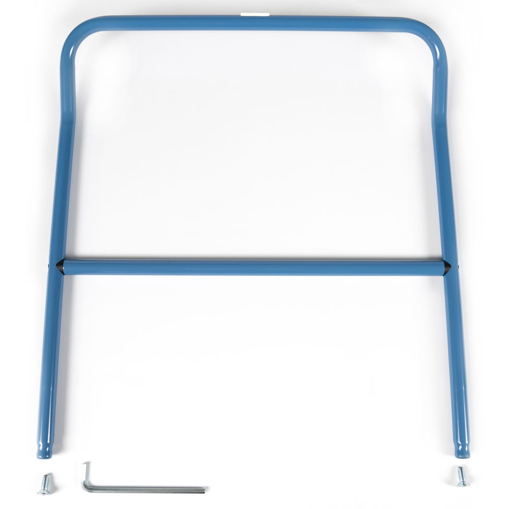 fetra® Dossier de poussée bleu 700 mm pour chariots à dossier de poussée
