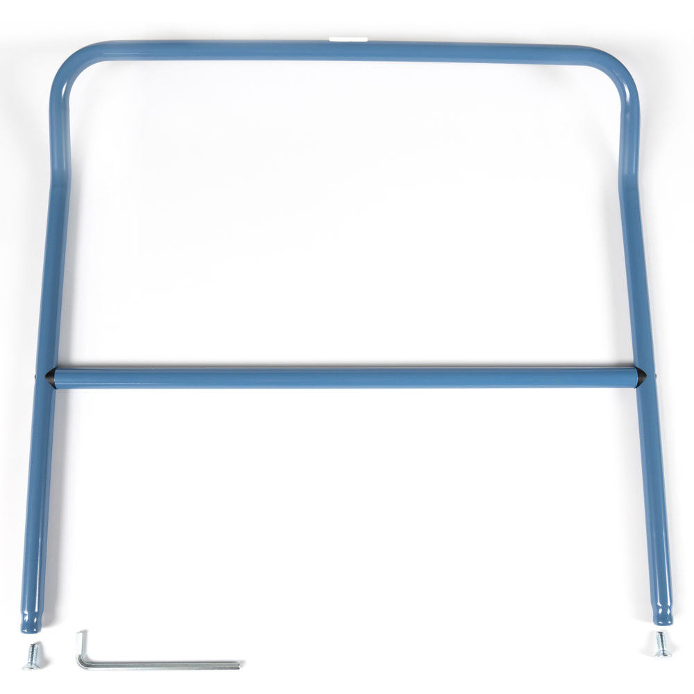 fetra® Dossier de poussée bleu 800 mm pour chariots à dossier de poussée