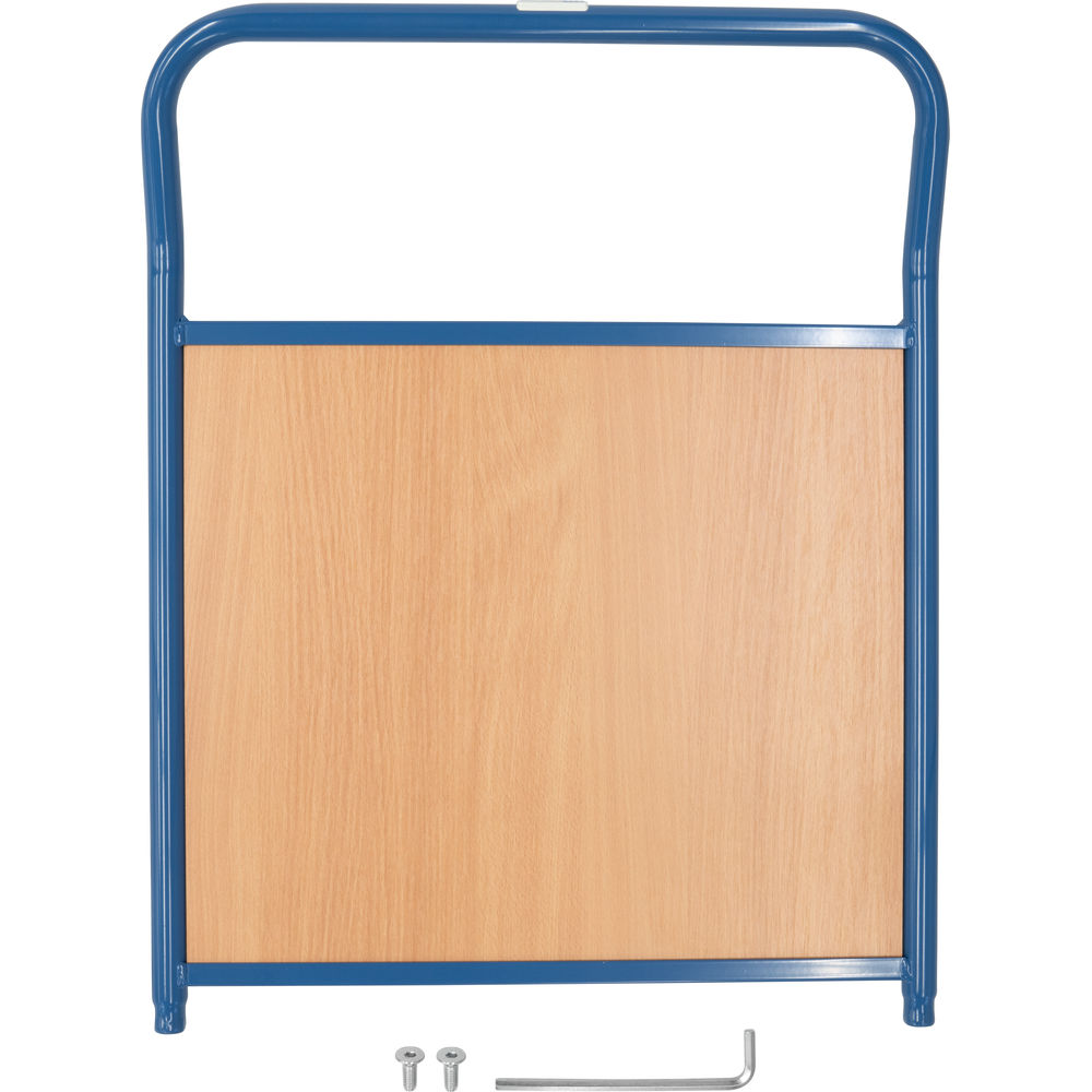 fetra® Ridelle petit côté avec bois E2512SW pour chariot 1 ridelle