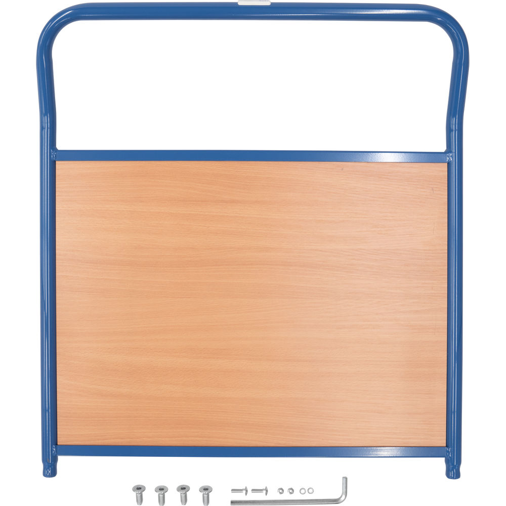 fetra® Ridelle petit côté avec bois E2551SW pour chariot 4 ridelles