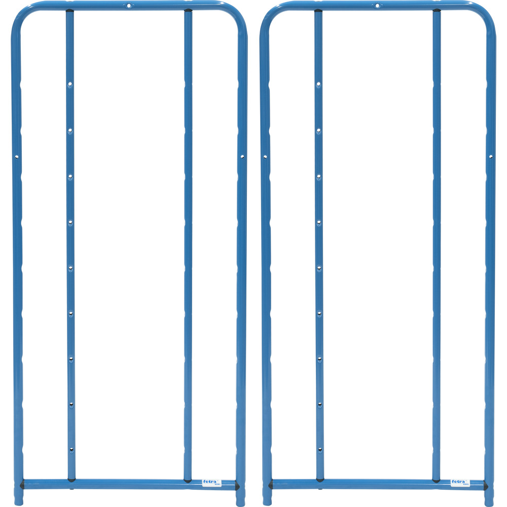 fetra® Arceau frontal E4195SW pour chariot haut avec plateaux inclinables