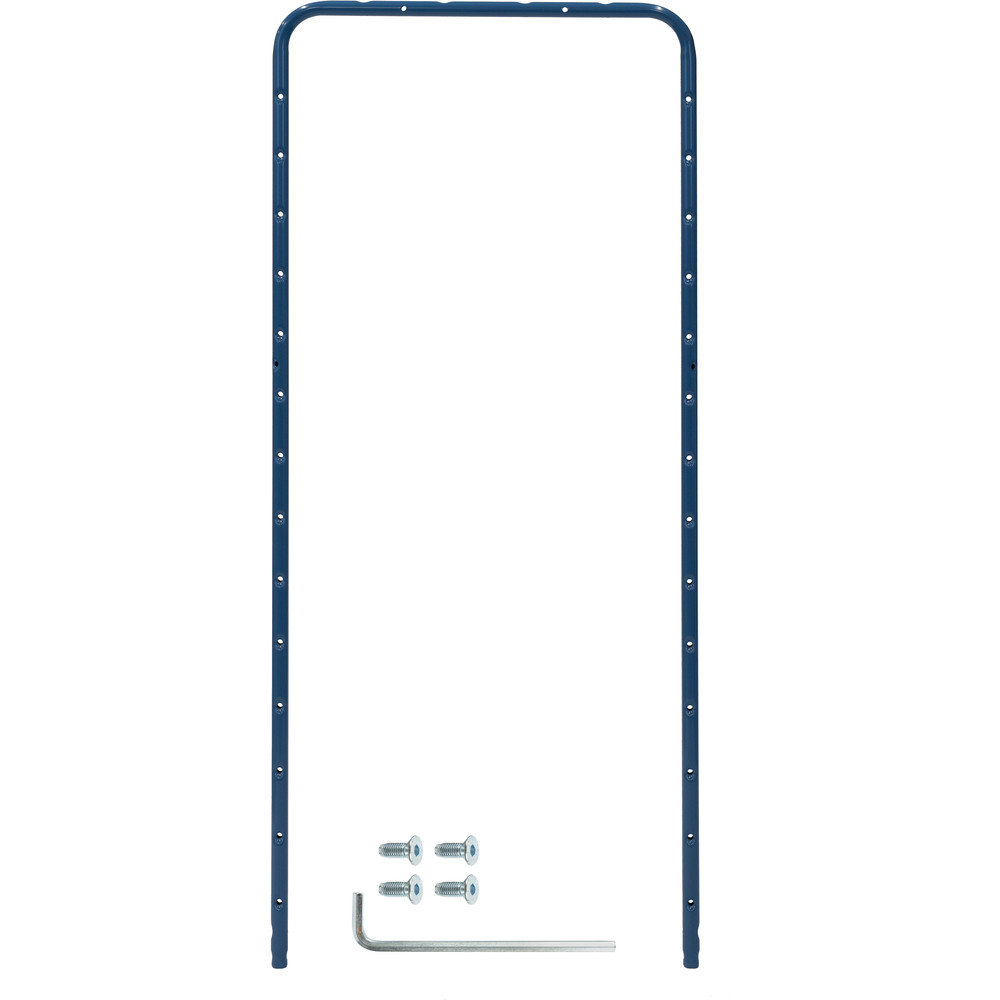 fetra® Arceau frontale bleu 600 mm pour fetra® chariots hauts haute