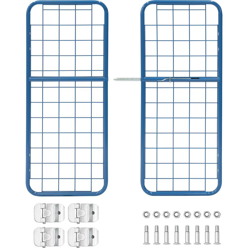 fetra® Double portes battantes pour chariots hauts et pour colis E8481T hauteur moyenne
