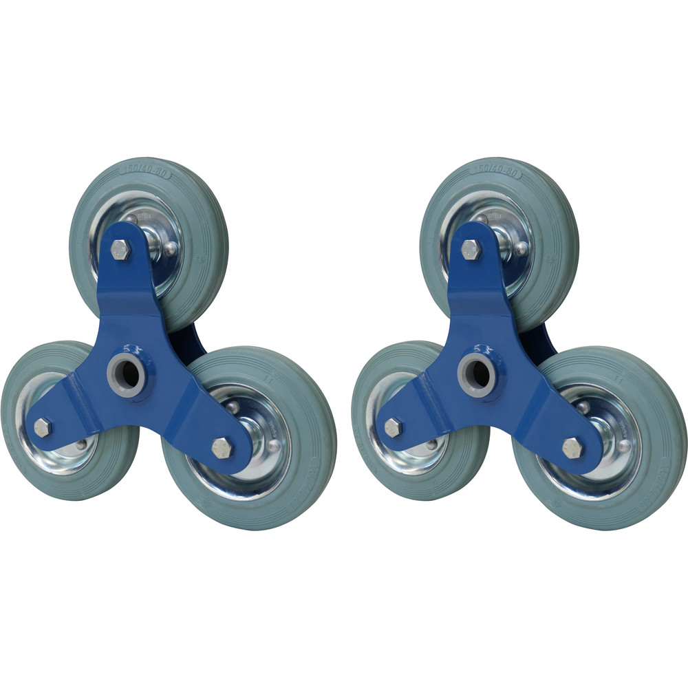 fetra® Étoiles d'escalier à 3 roues pour diables pour appareils
